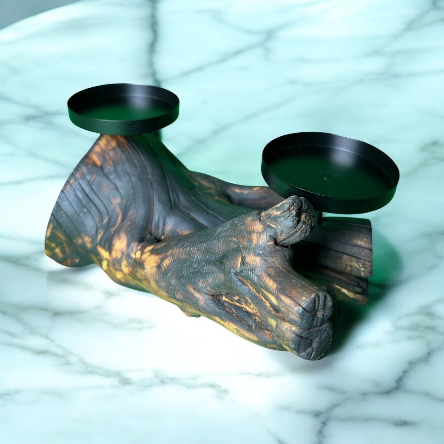 Forest Hands – Twin Flame Holder