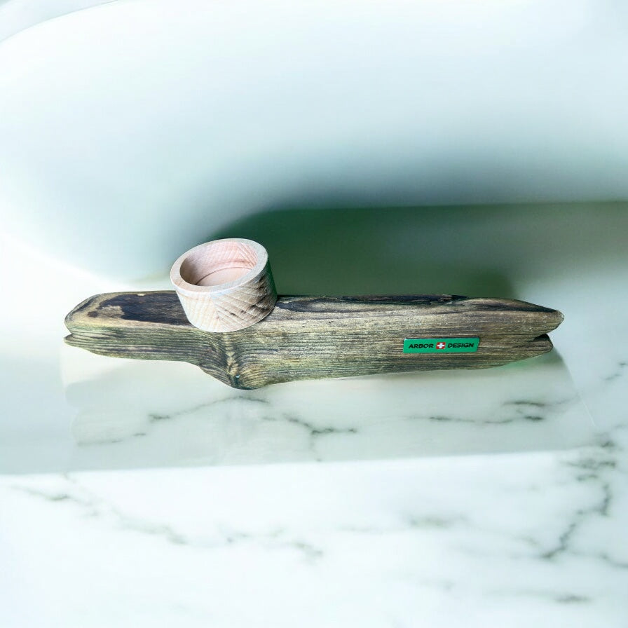 Quiet Grove – Driftwood Candle Mount
