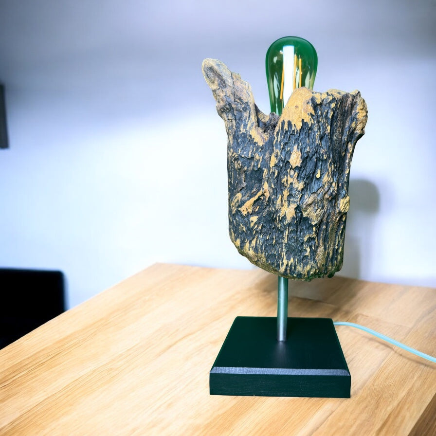 Forest Bloom – Driftwood Tulip Lamp