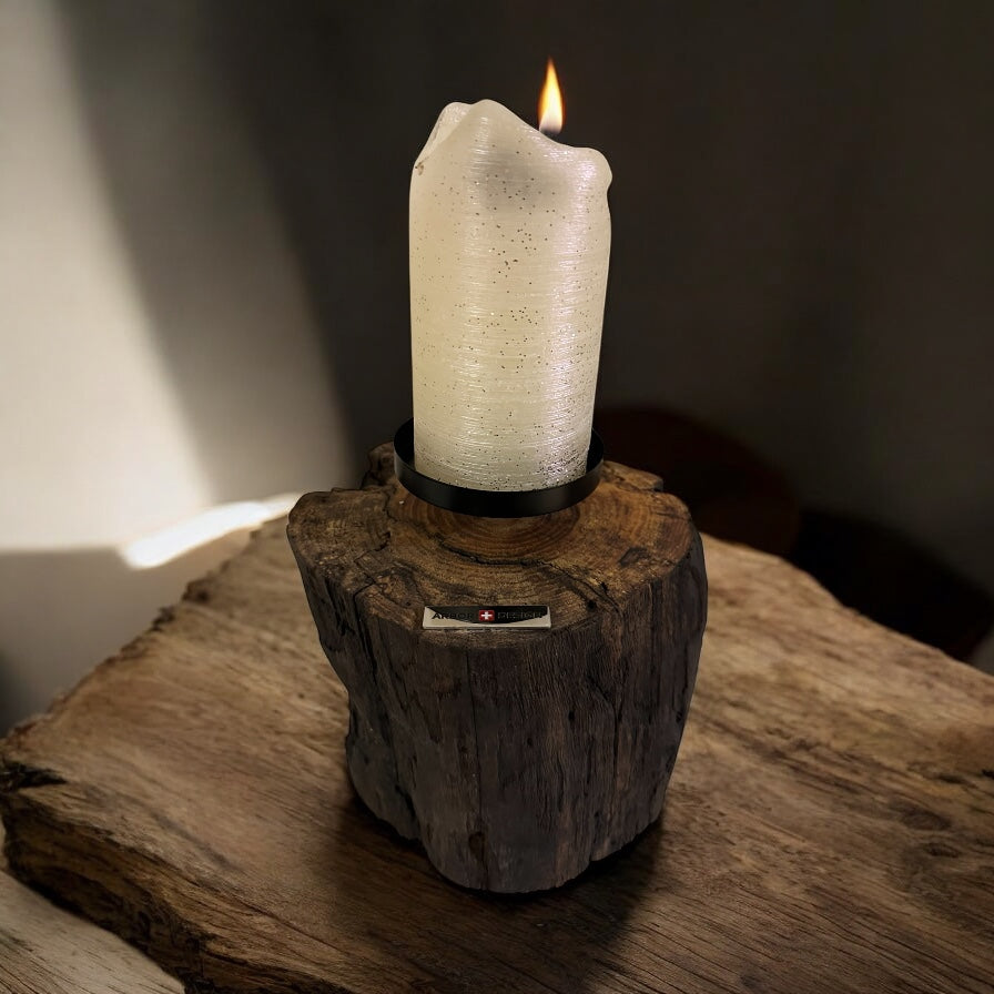 Darkroot Ember – Log Candle Pedestal