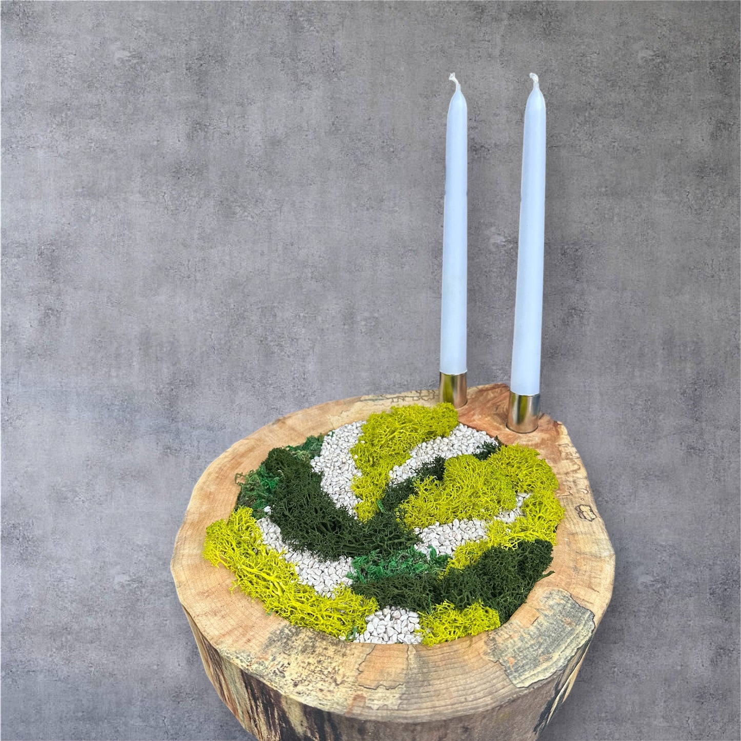 Moss Ring – Botanical Tealight Base