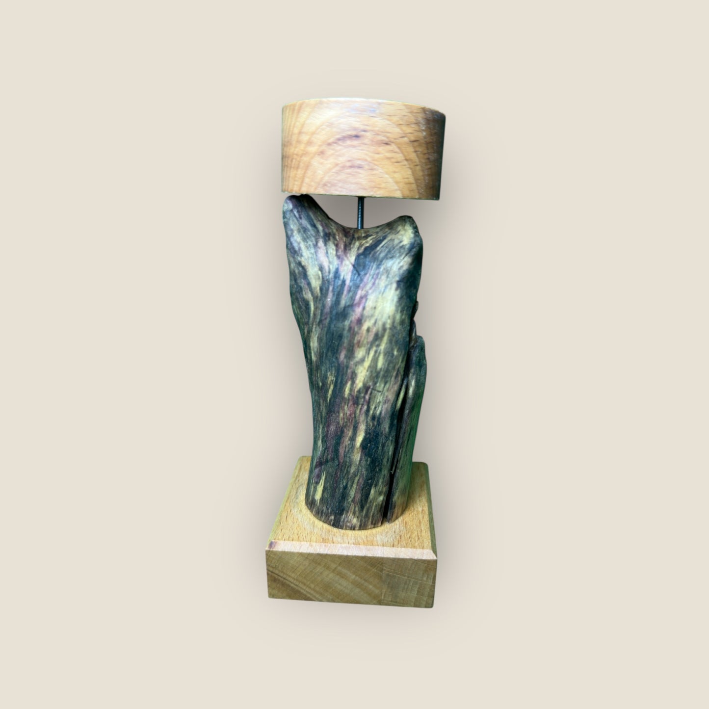 Echo Light – Organic Driftwood Candle Holder