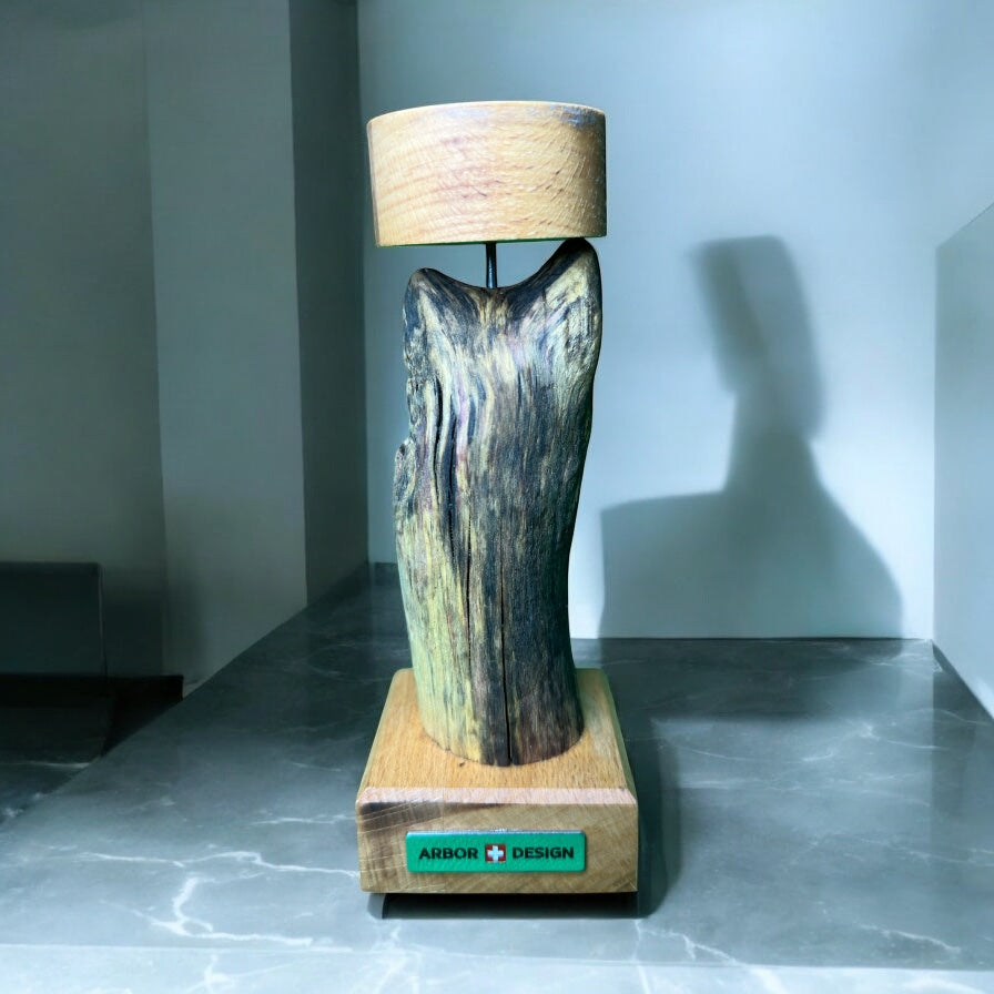 Echo Light – Organic Driftwood Candle Holder