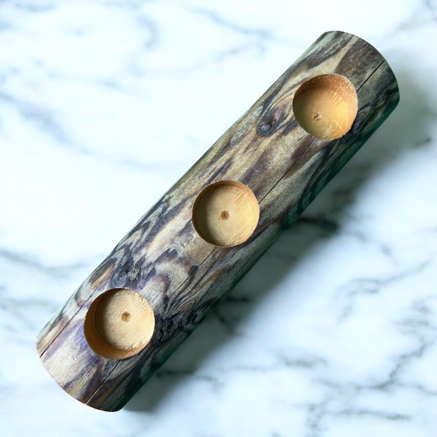 Trinity Glow – Triple Tealight Candle Holder