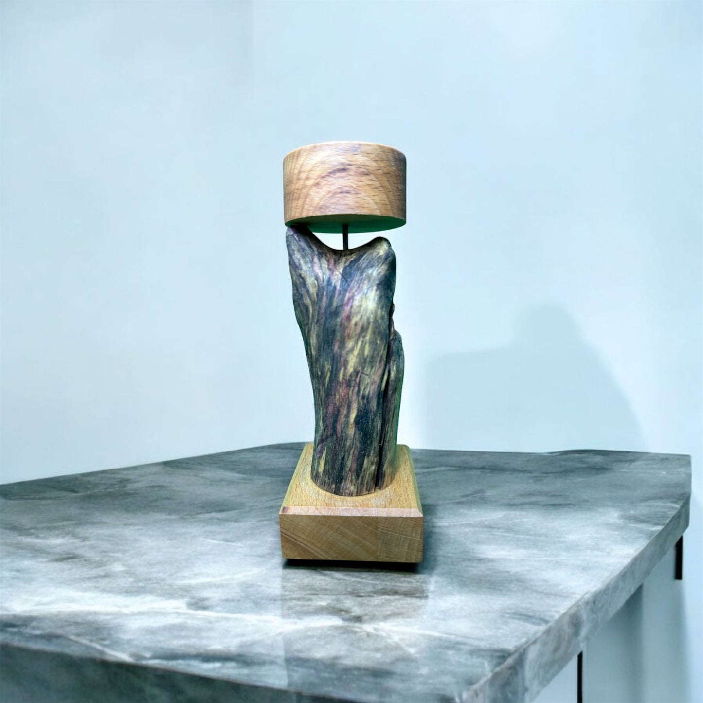 Echo Light – Organic Driftwood Candle Holder