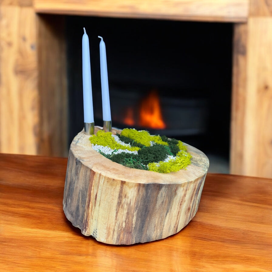 Moss Ring – Botanical Tealight Base